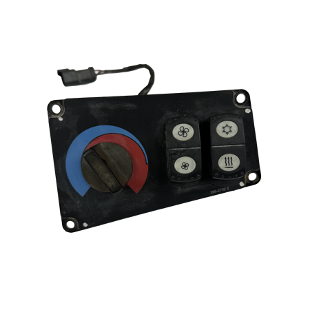 Kontrollpanel med strömbrytare